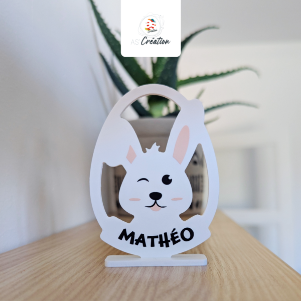 Oeuf de Pâques · <span style="color: #7695a2;">Lapin</span>