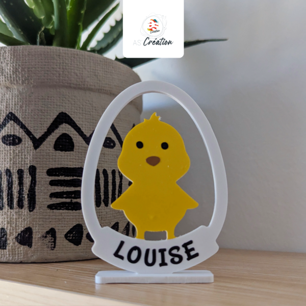 Oeuf de Pâques · <span style="color: #7695a2;">Poussin</span>